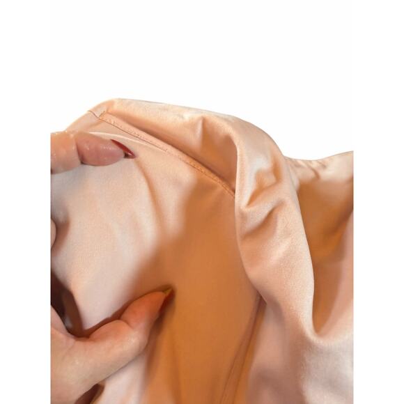 Morilee by Madeline Gardner Rose Gold Sequined Gown - Size 6 - Picture 13 of 16